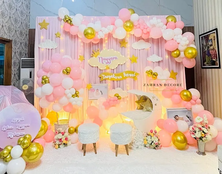 Dekorasi aqiqah Zahrandecore