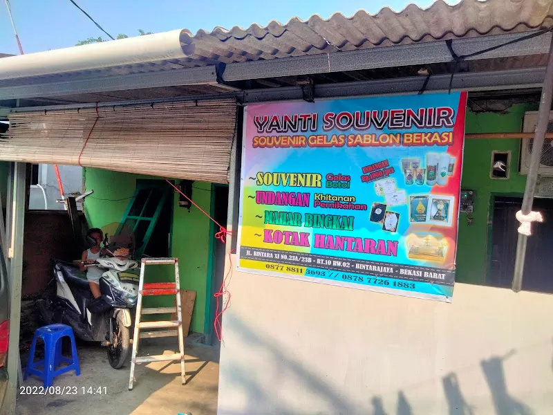 Souvenir Gelas Sablon Bekasi
